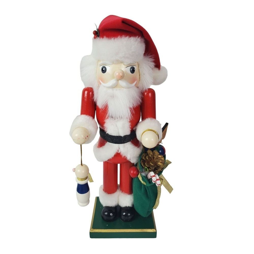 International‎ Bazaar Santa Claus Nutcracker Holiday Christmas Wood